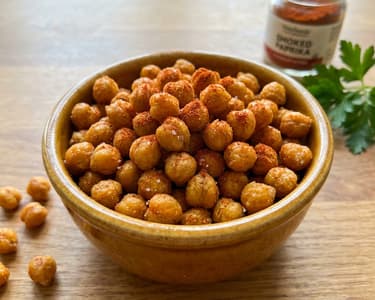 Knusprige Snack-Kichererbsen