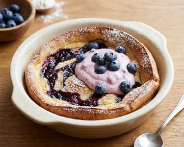 Heidelbeer-Ofenpfannkuchen