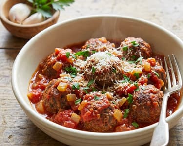 Italienische Fleischbällchen in Tomatensauce