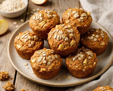 Saftige Karotten-Apfel-Muffins