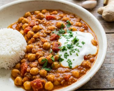 Indisches Kichererbsen-Chana-Masala