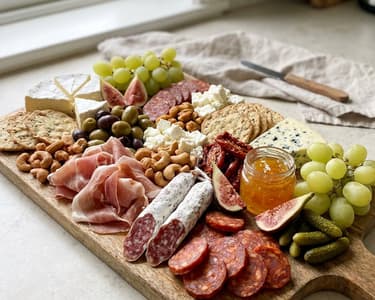 Charcuterie Board with Prosciutto and Figs