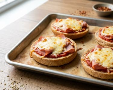Mini Pizzas from Bread Rolls