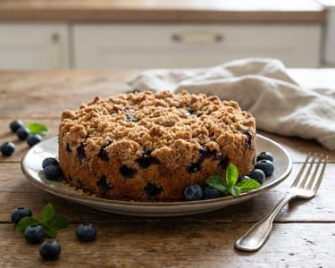 Blaubeerkuchen mit Buttermilch | Saftig & Schnell