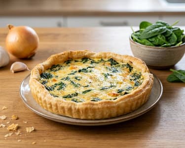 Hearty Spinach Pie with Gouda