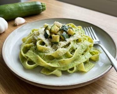 Nudeln mit Zucchinipesto (für Kinder)