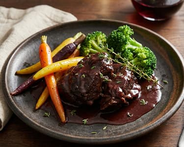 Braised Beef Cheeks in Red Wine