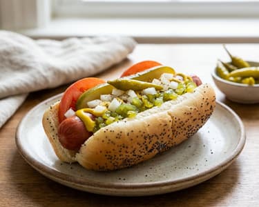 Chicago Hot Dog | Amerikanischer Klassiker