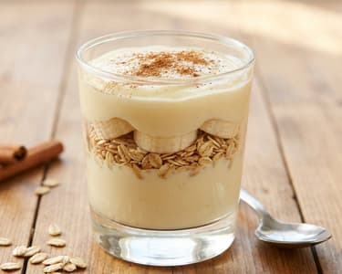 Cremiges Bananen-Parfait
