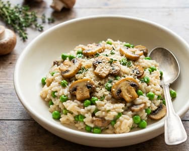 Veganes Pilz Risotto