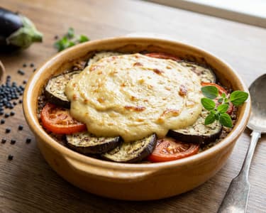 Veganes Linsen-Moussaka