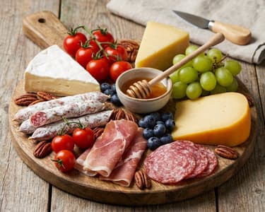 Colorful Delicatessen Platter | Quick Party Finger Food