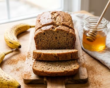 Saftiges Bananenbrot mit Dinkelvollkornmehl