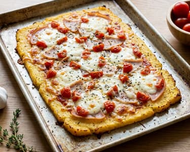 Test Polenta Pizza