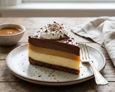 Pudding Cake with Graham Crust | Creamy No-Bake Delight