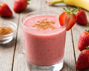 Erdbeer-Bananen-Smoothie mit Kefir