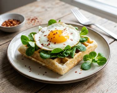 Hearty Rice Sandwich with Fried Egg | Fitness Breakfast