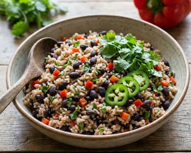 Gallo Pinto | Traditioneller Reis mit schwarzen Bohnen