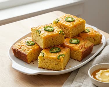 Jalapeño Cornbread | Würzig & Saftig