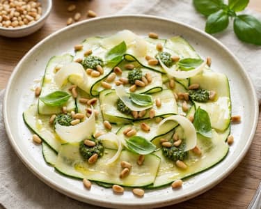 Zucchini-Carpaccio | Frische Sommervorspeise