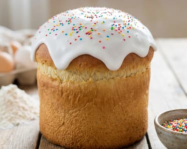 Paska - ukrainisches Hefebrot zu Ostern