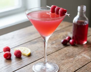 Raspberry Martini