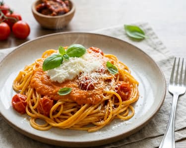 Sauce aus geröstetem Gemüse