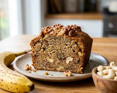 Freche Freunde: Natürlich süß & einfach gemacht: Bananenbrot mit Walnüssen