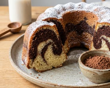 Veganer Marmorgugelhupf