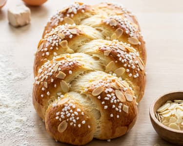 Klassischer Oster-Hefezopf