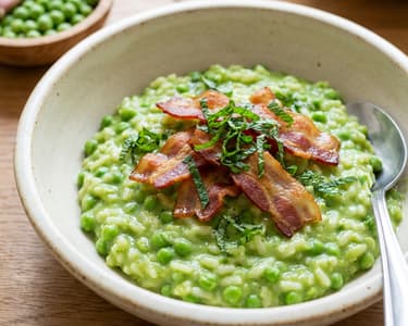 Erbsenrisotto