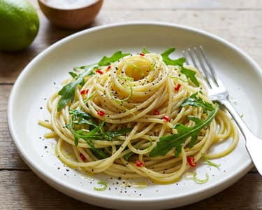 Rucola-Spaghetti