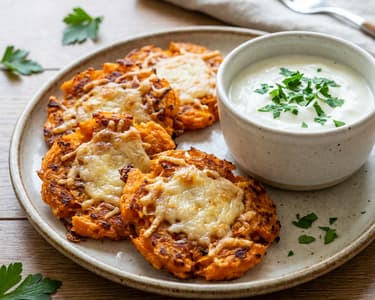 Knusprige Smashed Carrots mit Parmesan