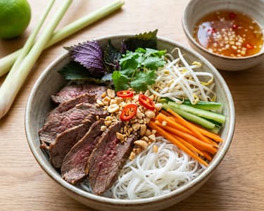 Bun Bo Nam Bo | Vietnamesischer Rindfleisch-Salat