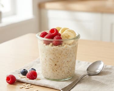 Creamy Overnight Oats – Two Variations
