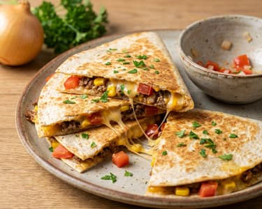 Quesadilla mit Hackfleisch