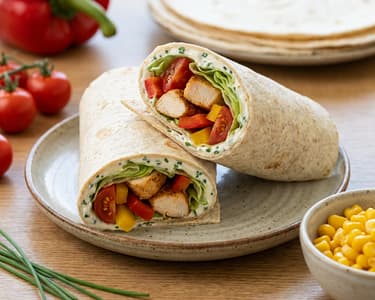 Kunterbunte Kinder-Wraps