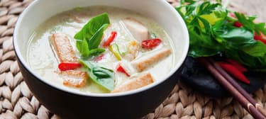 Thailändische Kokossuppe