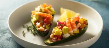 Shrimp Salat mit Avocado