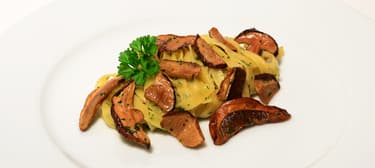 Schnelle Pasta mit Steinpilzen