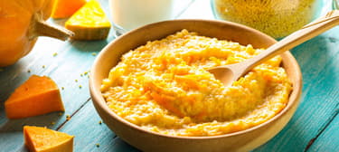 Hirse-Kürbis-Apfel-Brei