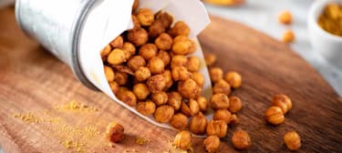 Knusprige Snack-Kichererbsen