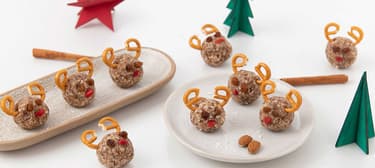 Freche Rentier-Energiekugeln