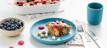 Haferflocken frech gebacken