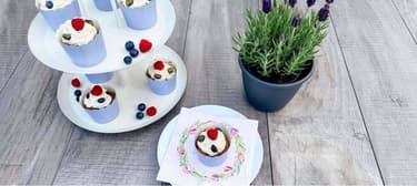 Möhren-Grieß-Cupcakes 