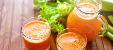 Möhren-Sellerie-Saft