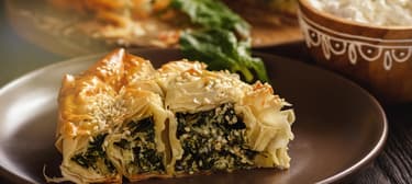 Spinat-Blätterteig-Zopf