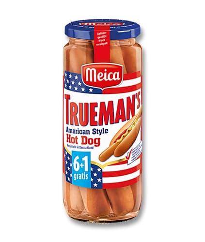 American Hot Trueman\'s Style Würstchen Meica Dog