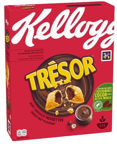 Céréales Trésor chocolat noisettes, Kellogg's (410 g)