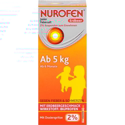 NUROFEN Junior Fiebersaft Erdbeer 2